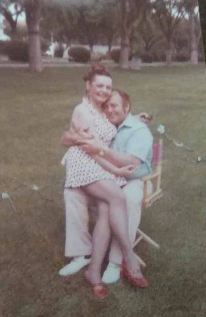 <p>Supplied</p>
<p>Terri with her second husband Lou Petit.</p>