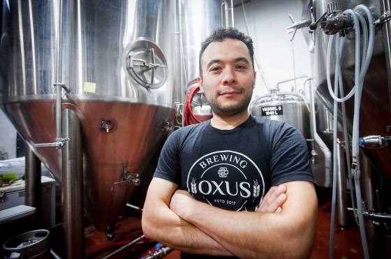 Sean Shoyoqubov is founder and CEO of OXUS Brewing Company,  (John Woods / Winnipeg Free Press)