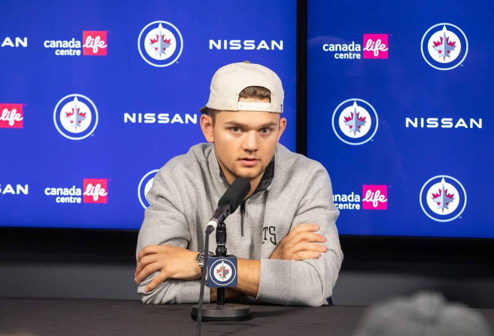 Cole Perfetti trades Team Canada colours for Jets jersey – Winnipeg Free  Press