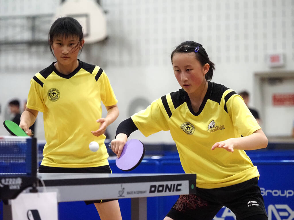 Sisters team up for table tennis gold – Winnipeg Free Press