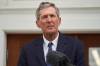 THE CANADIAN PRESS / DAVID LIPNOWSKI
                                Former Manitoba Premier Brian Pallister makes an announcement in August 2021 during one of his last public appearances.
