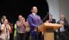 RUTH BONNEVILLE / WINNIPEG FREE PRESS 
                                Provincial NDP leader Wab Kinew said that if the New Democrats form government after the Oct. 3 provincial election, they will offer families a $4,000 rebate for new electric vehicles and a $2,500 rebate for used EVs.