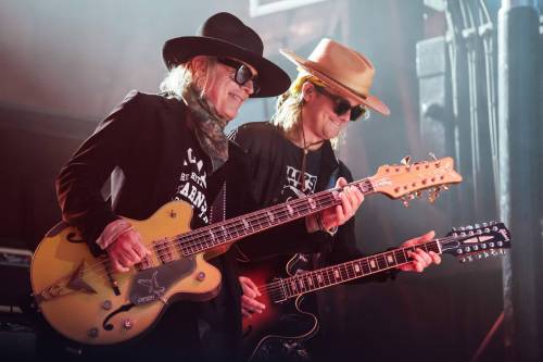 JENNY KOTESKY / WINNIPEG FREE PRESS
                                Bassist Tom Petersson of Cheap Trick at the Burt Block Party Sunday.