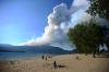 Joe O’Connal/the canadian press
                                Smoke from the McDougall Creek fire drifts over 
Okanagan Lake near Kelowna, B.C., Thursday.