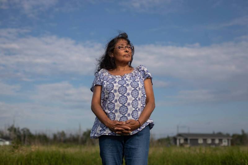 Daniel Crump / Winnipeg Free Press. Vivian Caron, of Lake St. Martin First Nation, is the mother of Evan Caron, an indigenous man who was shot and killed by police in Winnipeg in 2017. June 17, 2023.
Daniel Crump / Winnipeg Free Press
Vivian Caron, of Lake St. Martin First Nation, is the mother of Evan Caron, an indigenous man who was shot and killed by police in Winnipeg in 2017.