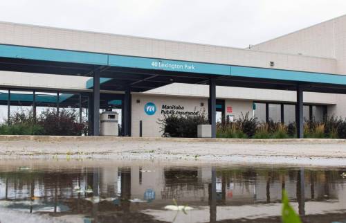 MIKE THIESSEN / WINNIPEG FREE PRESS
                                Manitoba Public Insurance employees will be going on strike, meaning delayed insurance claims from Thursday night&rsquo;s storm. For Tyler Searle. 230825 – Friday, August 25, 2023