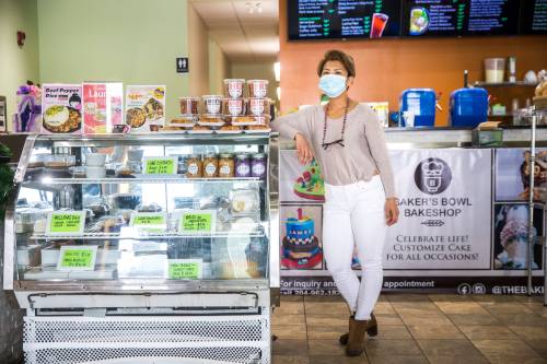 MIKAELA MACKENZIE / WINNIPEG FREE PRESS 
                                Lourdes Federis of Food Trip Kitchen and a quartet of Filipino restaurants are setting up shop at Food Trip Kitchen.