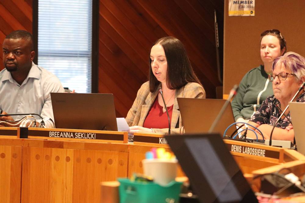 KYLE DARBYSON / BRANDON SUN
Brandon School Division trustee Breeanna Sieklicki, who earlier advocated for book bans, ‘did not receive this package.’