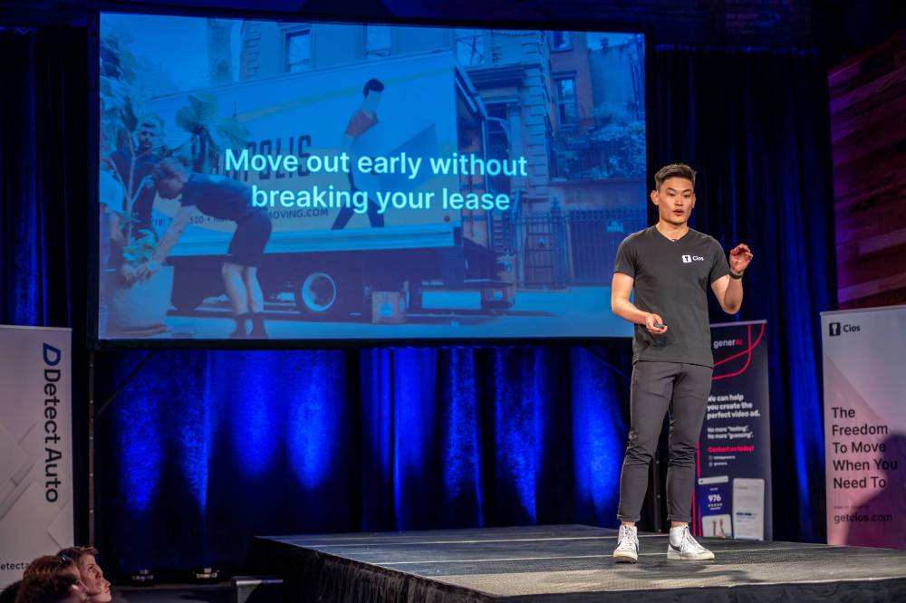 URBAN TOAD MEDIA
Terry Wang pitched his company called Cios, an insurance-tech company that has a novel product offering of leasing-breaking insurance for renters.