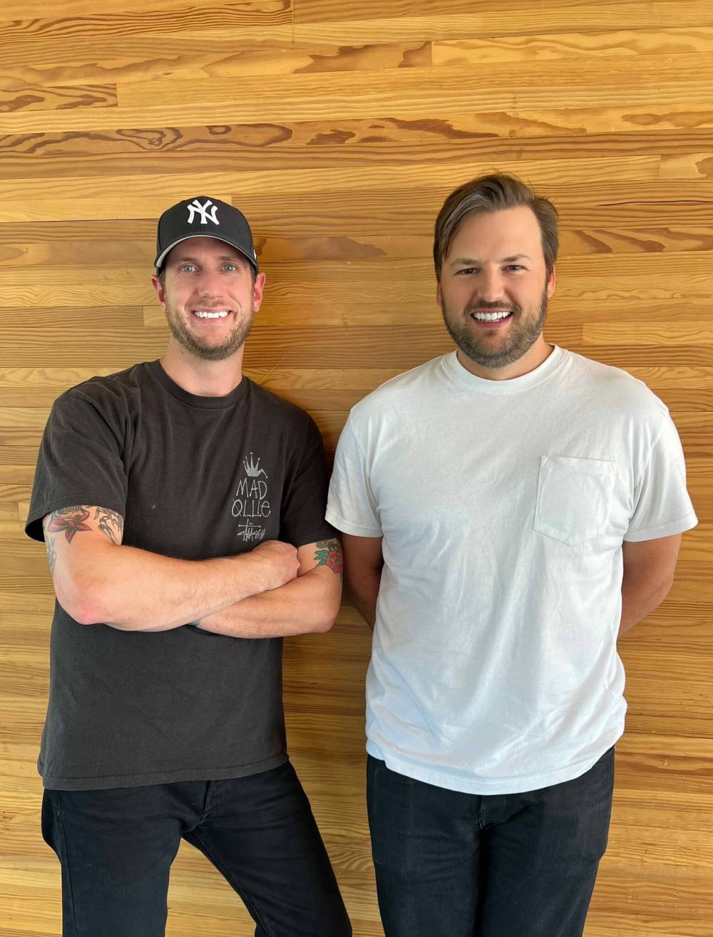 SUPPLIED
Adam Wrublowsky, left, and Dane Homenick made a pitch for investment in The Den to about 30 members of the North Forge Angel Network during an online event on Wednesday.