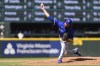 Toronto Blue Jays relief pitcher Jordan Romano throws during the ninth inning of a baseball game against the Seattle Mariners, Sunday, July 23, 2023, in Seattle. (AP Photo/Caean Couto)