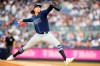 Tampa Bay Rays' Tyler Glasnow pitches during the first inning of a baseball game against the New York Yankees, Monday, July 31, 2023, in New York. (AP Photo/Frank Franklin II)