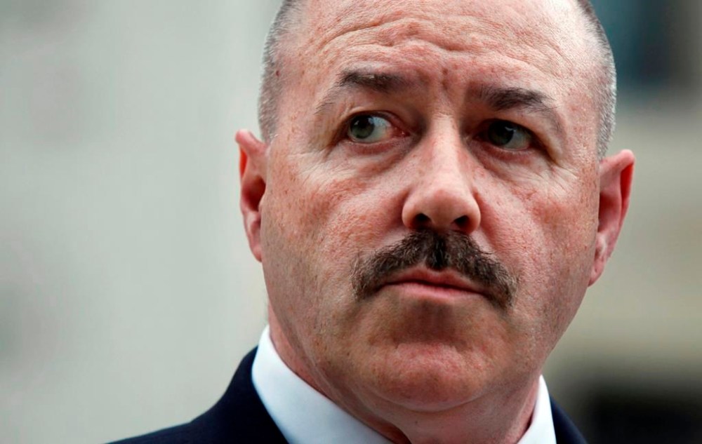 FILE - In this June 4, 2009 file photo, former New York City police Commissioner Bernie Kerik stands outside the Federal Court in Washington. Kerik has met with investigators from special counsel Jack Smith’s team. Kerik's meeting is part of the government's case accusing former President Donald Trump of working to overturn his 2020 election loss. Kerik's attorney says Kerik met with government officials Monday to discuss Trump lawyer Rudy Giuliani's efforts to overturn the Republican president's loss to Democrat Joe Biden. (AP Photo/Manuel Balce Ceneta, File)
