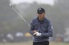 United States' Jordan Spieth takes his second shot on the 1st hole during the final day of the British Open Golf Championships at the Royal Liverpool Golf Club in Hoylake, England, Sunday, July 23, 2023. (AP Photo/Peter Morrison)