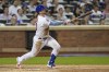 New York Mets' Pete Alonso hits a two-run home run off Chicago Cubs starting pitcher Kyle Hendricks in the fourth inning of a baseball game, Wednesday, Aug. 9, 2023, in New York. (AP Photo/John Minchillo)