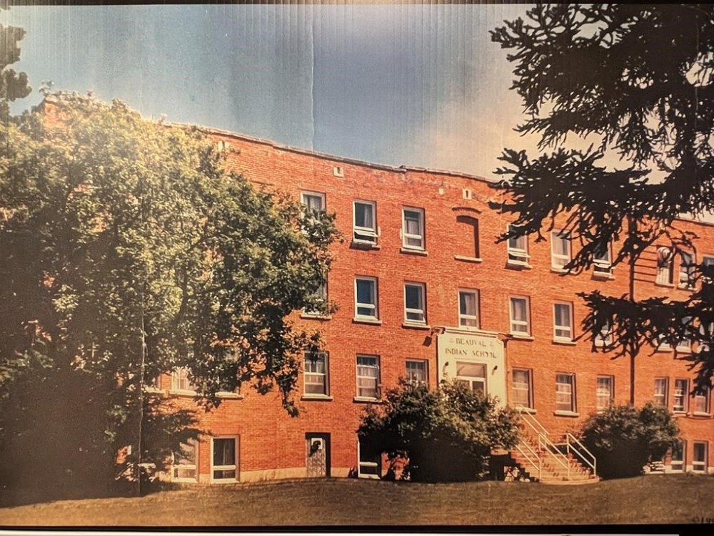 The Beauval Indian Residential School in northern Saskatchewan, which opened in 1906, is shown in a handout photo. English River First Nation says 83 areas of interest have been located using ground-penetrating radar during a search for possible unmarked graves. THE CANADIAN PRESS/HO-English River First Nation **MANDATORY CREDIT**
