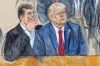 Donald Trump likes being on television. But the most dramatic moment of his political career — standing trial in the U.S. capital on charges of trying to subvert democracy — is set to transpire beyond the gaze of cameras. This artist sketch depicts former President Donald Trump, right, conferring with defense lawyer Todd Blanche, left, during his appearance at the Federal Courthouse in Washington, Thursday, Aug. 3, 2023. THE CANADIAN PRESS/AP-Dana Verkouteren
