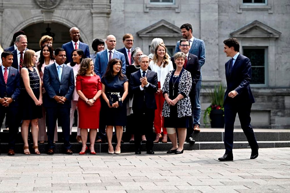 An academic expert on inclusive politics says Prime Minister Justin Trudeau's move last month to introduce more diversity into his cabinet won't have much effect unless it goes beyond surface-level representation. Prime Minister Justin Trudeau greets members of the federal cabinet as he arrives to speak at a media availability after a cabinet swearing-in ceremony at Rideau Hall in Ottawa, on Wednesday, July 26, 2023. THE CANADIAN PRESS/Justin Tang