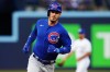 Chicago Cubs' Cody Bellinger (24) rounds the bases after hitting a two-run home run against the Toronto Blue Jays during first inning interleague MLB baseball action in Toronto on Friday, August 11, 2023. THE CANADIAN PRESS/Chris Young