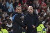 Wolverhampton Wanderers' head coach Gary O'Neil, left, shakes hands with Manchester United's head coach Erik ten Hag after the English Premier League soccer match between Manchester United and Wolverhampton at the Old Trafford stadium in Manchester, England, Monday, Aug. 14, 2023. (AP Photo/Rui Vieira)