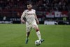 FILE - Monaco's Kevin Volland controls the ball during the League One soccer match between Rennes and Monaco, at the Roazhon Park stadium in Rennes, France, Friday, April 15, 2022. Union Berlin signed former Germany forward Kevin Volland from French league side Monaco on Thursday, Aug. 17, 2023, further bolstering its attack ahead of its first Champions League participation. (AP Photo/Jeremias Gonzalez, File)