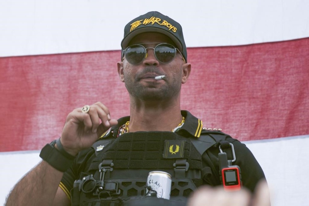 FILE - Proud Boys leader Henry