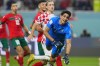 FILE - Morocco's goalkeeper Yassine Bounou, center, fails to stop a goal from Croatia's Mislav Orsic during the World Cup third-place playoff soccer match between Croatia and Morocco at Khalifa International Stadium in Doha, Qatar, on Dec. 17, 2022. Bounou is joining Neymar’s new club in Saudi Arabia after Sevilla announced his transfer to Al Hilal late on Thursday Aug. 17, 2023. (AP Photo/Hassan Ammar, File)