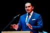 Manitoba's Opposition New Democrats are promising rebates for people who purchase electric vehicles. Wab Kinew, leader of the Manitoba NDP, speaks to party faithful during an event at the Canadian Mennonite University in Winnipeg on Wednesday, Aug. 16, 2023. THE CANADIAN PRESS/John Woods