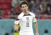 FILE - Brenden Aaronson of the United States in action during the World Cup, group B soccer match between the United States and Wales at the Ahmad Bin Ali Stadium in Doha, Qatar, Monday, Nov. 21, 2022. Union Berlin is looking to a fresh-faced kid from Medford, New Jersey for experience as it embarks on its first-ever Champions League season. United States midfielder Brenden Aaronson will be one of the few players in Union’s squad to have played in Europe’s biggest and most important club competition when it begins in late September. (AP Photo/Francisco Seco, File)