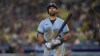 The cavalry is coming for the Toronto Blue Jays as they try to stave off a challenge for their hold on the third and final American League wild-card spot. Toronto Blue Jays' Kevin Kiermaier takes a moment at bat during the seventh inning of a baseball game against the Los Angeles Dodgers, in Los Angeles, Calif., Tuesday, July 25, 2023. THE CANADIAN PRESS/AP-Ryan Sun