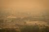 British Columbia's desperate battle against hundreds of wildfires continues on multiple fronts today, but no new evacuation orders have been added overnight to the thousands already in place across the province. Smoke from wildfires fills the air in Kelowna, B.C., Saturday, Aug. 19, 2023. THE CANADIAN PRESS/Darryl Dyck