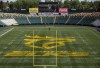The Edmonton Elks are offering evacuees from wildfires in the Northwest Territories free tickets for their home game Sunday against the Ottawa Redblacks. The logo for the Edmonton Elks is unveiled at Commonwealth Stadium in Edmonton, on Tuesday, June 1, 2021. THE CANADIAN PRESS/Jason Franson