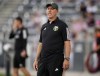 FILE - Portland Timbers head coach Giovanni Savarese looks on in the second half of an MLS soccer match against the Colorado Rapids, July 12, 2023, in Commerce City, Colo. The Timbers fired Savarese, Monday, Aug. 21, 2023, parting ways with the winningest coach in franchise history a day after a shutout loss to the Houston Dynamo. (AP Photo/David Zalubowski, File)