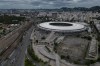 FILE - King Pele Avenue surrounds Maracana stadium, after it was renamed as a tribute to legendary Brazilian soccer star Edson Arantes do Nascimento, Pele, in Rio de Janeiro, Brazil, Dec. 4, 2022. The administrator of the Maracana Stadium said on Aug. 22, 2023 it will close for pitch renovations. (AP Photo/Bruna Prado, File)