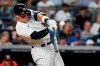New York Yankees' Aaron Judge hits a home run against the Washington Nationals during the seventh inning of a baseball game Wednesday, Aug. 23, 2023, in New York. (AP Photo/Frank Franklin II)