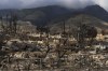 FILE - A general view shows the aftermath of a wildfire in Lahaina, Hawaii, Monday, Aug. 21, 2023. During the deadliest U.S. wildfire in more than a century, a developer of land around a threatened Maui community urgently asked state officials for permission to divert stream water to help fight the growing inferno. (AP Photo/Jae C. Hong, File)