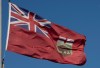 Unionized workers at Manitoba's automobile insurance Crown corporation are set to strike on Monday morning. The flag of Manitoba flies on Monday, November 1, 2021 in Ottawa. THE CANADIAN PRESS/Adrian Wyld