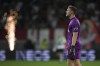 FILE - Maccabi's goalkeeper Daniel Peretz reacts end of the Europa Conference League play-off, second leg soccer match between Nice and Maccabi Tel Aviv at the Allianz Riviera stadium in Nice, France, Thursday, Aug. 25, 2022. (AP Photo/Daniel Cole, File)