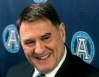 FILE -- Newly appointed Toronto Argonauts head coach Rich Stubler smiles during a news conference in Mississauga, Thursday, Decmeber 6, 2007. Stubler, who served as an assistant coach or head coach with six different CFL teams, has died. He was 74.  THE CANADIAN PRESS/J.P. Moczulski