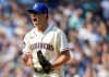Seattle Mariners relief pitcher Justin Topa yells after striking out Kansas City Royals' Salvador Perez to end the top of the eighth inning of a baseball game, Sunday, Aug. 27, 2023, in Seattle. (AP Photo/Lindsey Wasson)