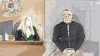 Police are set to provide an update today in the case of an Ontario man accused of selling a lethal substance to individuals at risk of self-harm. Kenneth Law appears in court in Brampton, Ont., Wednesday, May 3, 2023 in an artist's sketch. THE CANADIAN PRESS/Alexandra Newbould
