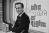 FILE - Television host Bob Barker appears on the set of his show, 