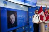 Authorities in Ontario and across the world are investigating the alleged online operation run by Kenneth Law, the Mississauga, Ont., man accused of mailing a lethal substance to people at risk of self-harm. Insp. Simon James of York Regional Police speaks to the media during a press conference regarding the case of an Ontario man accused of selling a deadly substance online, in Mississauga, Ont., Tuesday, Aug. 29, 2023. THE CANADIAN PRESS/Arlyn McAdorey