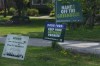 Signboards voicing opposition to the Ontario Government's plans for the Greenbelt are seen outside homes withn the Duffins Rouge Agricultural Preserve, part of Ontario's Greenbelt, on May 15, 2023, THE CANADIAN PRESS/Chris Young