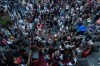 Fans of Taylor Swift have an impromptu dance party during the Toronto International Film Festival in Toronto, Ont., on Friday, Sept. 9, 2022. THE CANADIAN PRESS/Alex Lupul