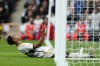 Real Madrid's Jude Bellingham reacts after missing a chance to score during Spanish La Liga soccer match between Real Madrid and Getafe at the Santiago Bernabeu stadium in Madrid, Spain, Saturday, Sept. 2, 2023. (AP Photo/Jose Breton)