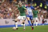 Newcastle United's Anthony Gordon, left, and Brighton and Hove Albion's James Milner battle for the ball during the Englsih Premier League soccer match between Brighton and Hove Albion and Newcastle United at the AMEX, Brighton and Hove, England, Saturday Sept. 2, 2023. (Steven Paston/PA via AP)