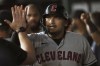 Cleveland Guardians' Josh Naylor is congratulated in the dugout after hitting a home run during the third inning of a baseball game against the Texas Rangers in Arlington, Texas, July 14, 2023. The Guardians activated Naylor from the injured list Sunday, Sept. 3, 2023 giving Cleveland back one of its best hitters for the September playoff push. Naylor hasn't played since July 31, when he strained his right oblique in a game against Houston. The 26-year-old was in the midst of having a career season when he got hurt. (AP Photo/LM Otero)