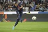 PSG's Kylian Mbappe shoots on target during the French League One soccer match between Lyon and Paris Saint-Germain at the Groupama stadium, outside Lyon, France, Sunday, Sept. 3, 2023. (AP Photo/Laurent Cipriani)