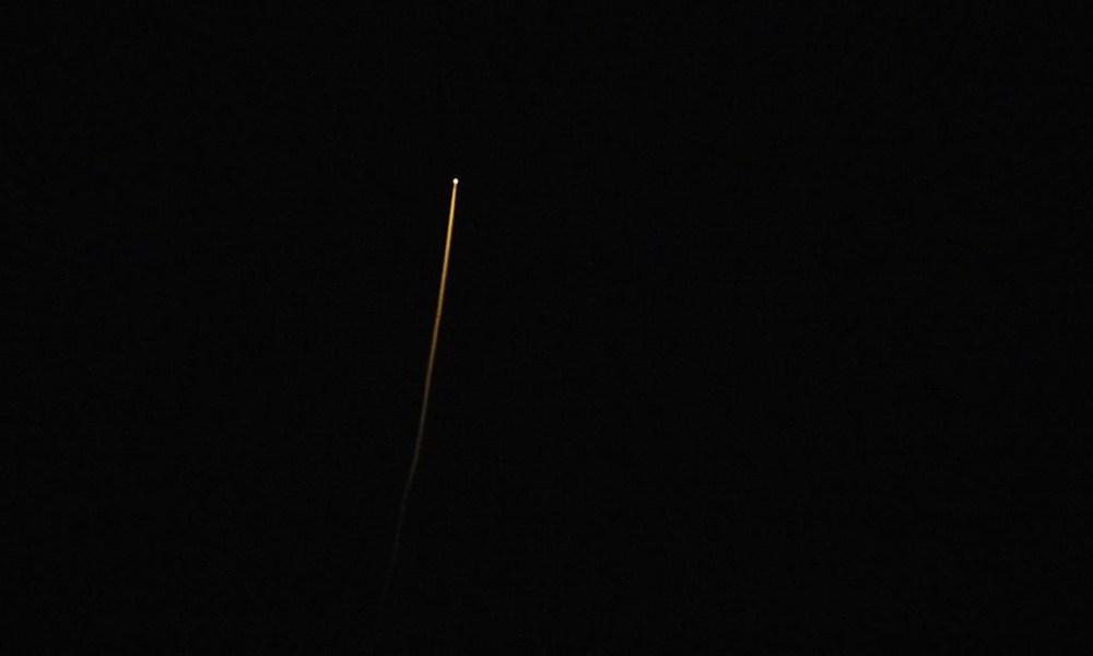 In this photo provided by NASA, a SpaceX spacecraft is seen as it lands with NASA astronaut Stephen Bowen, United Arab Emirates astronaut Sultan al-Neyadi, NASA astronaut Warren (Woody) Hoburg and Roscosmos cosmonaut Andrey Fedyaev aboard in the Atlantic Ocean off the coast of Jacksonville, Fla., Monday, Sept. 4, 203, after a six-month stay at the International Space Station. (Joel Kowsky/NASA via AP)